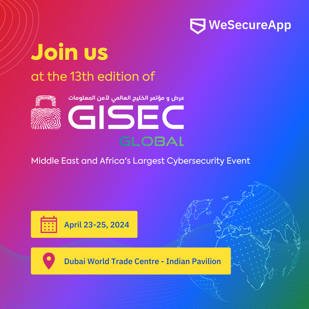 Join us at the 13th edition of GISEC GLOBAL