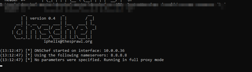 running dns in proxy and intercept mode